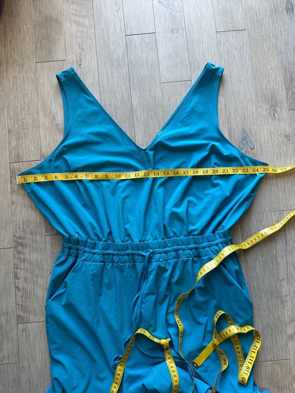 NWOT Athleta Balance Blue Sleeveless V-Neck Wide legs Jumpsuit 2X - Picture 5 of 8